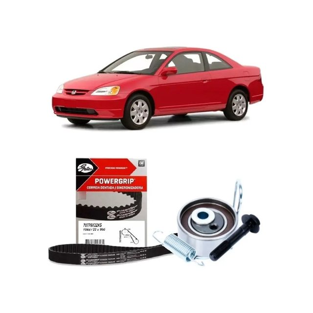 Kit Correia Dentada Honda Civic Ex 1.7 L 16v 2001 A 2006